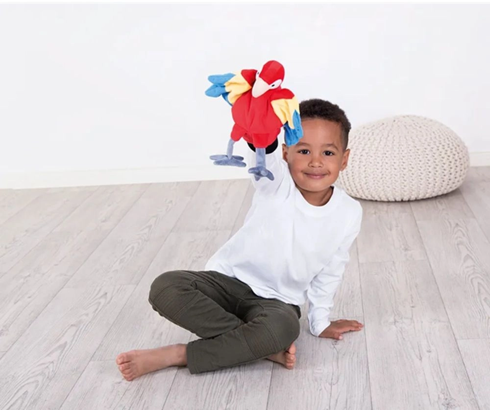 Hand Glove Puppet Parrot