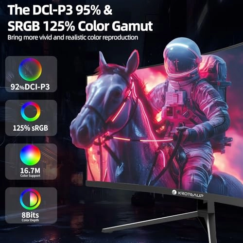 Curved Gaming Monitor - KR-34 Inch pink Curved Monitor 34 Inches 3440x1440