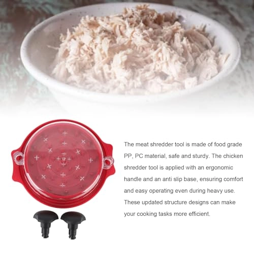 Chicken Shredder - Transparent Lid White