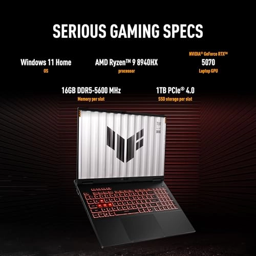 TUF Gaming A16 FA608PP - 16'' Ryzen 9-8940HX 16GB 1000 GB SSD