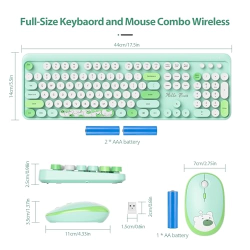 Wireless Keyboard & Mouse Set - US Wireless