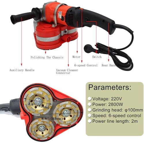 Wall Floor Sander - 2800W