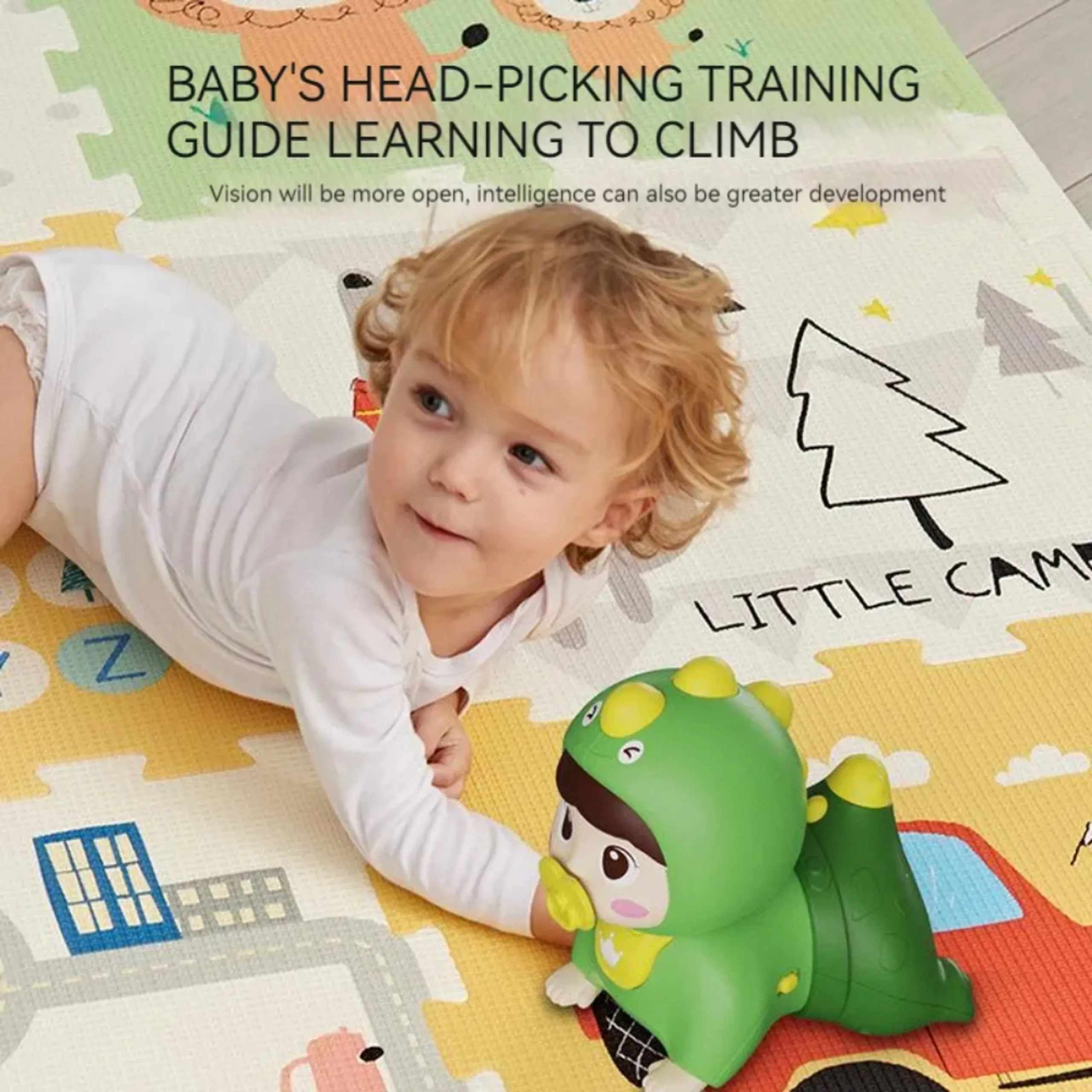 Huanger Dinosaur Crawling Doll - 3 months+