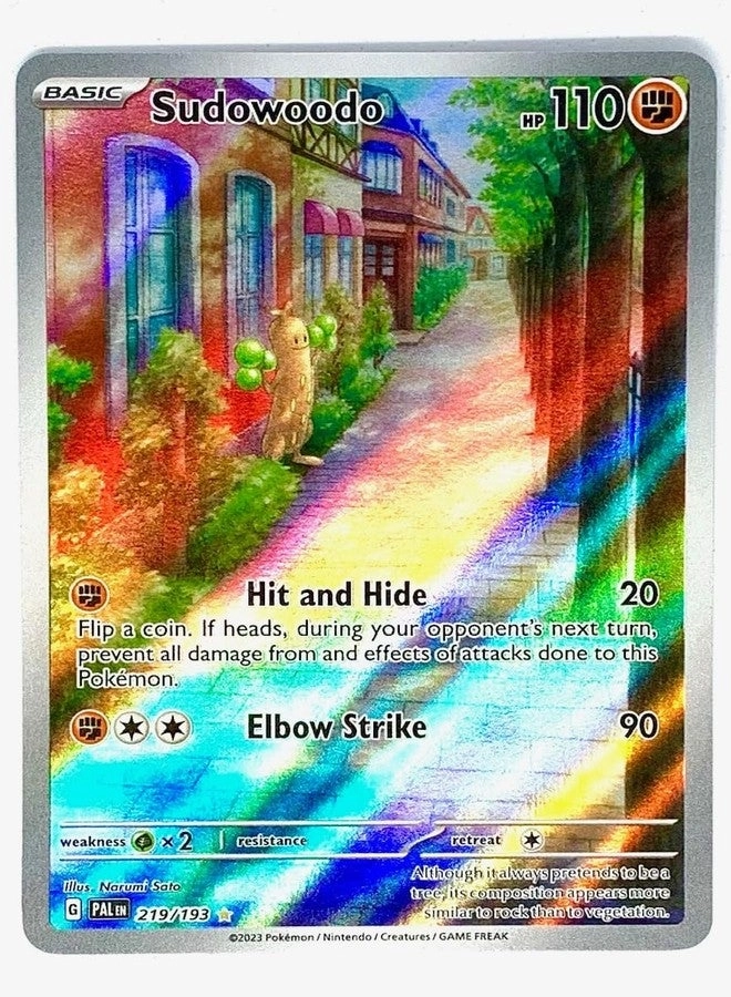 Pokémon Sudowoodo 219/193 - Illustration Rare Alternate Art Card