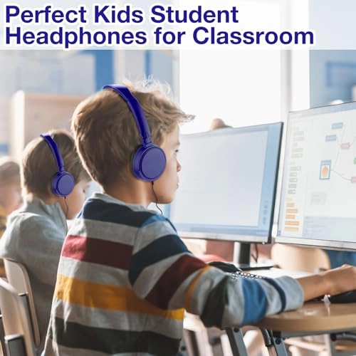 Classroom Headphones Wired Headphone 18 Pack
