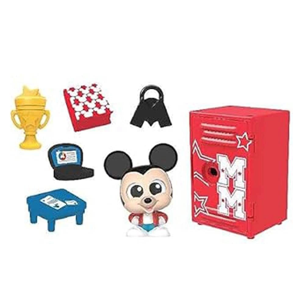 Just Play Mickey Mouse - Disney - Doorables Academy Surprise Locker - 7 pieces (3.8 cm)