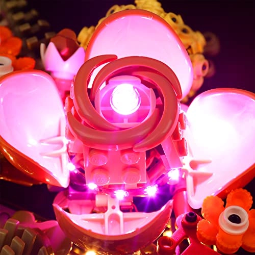 LED Light Kit for LEGO Dried Flower Centerpiece 10314 - USB Powered Copper
