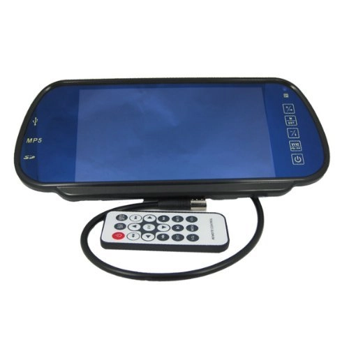 LCD MP5 Car Rear View Mirror Monitor - 7 Inches