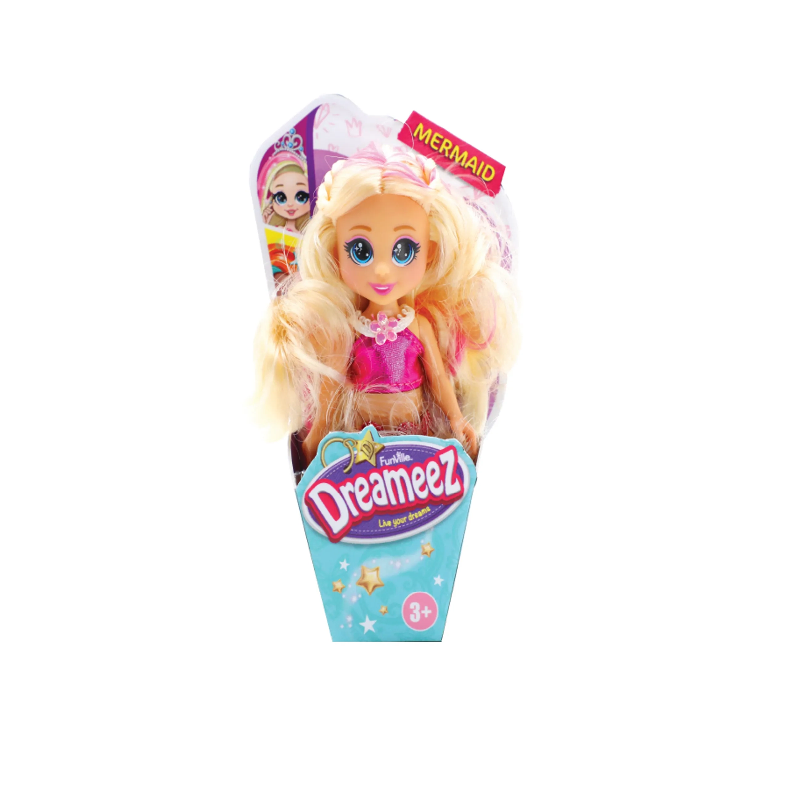 Dreameez Mini Mermaid Fashion Doll - Style May Vary Ages 3+