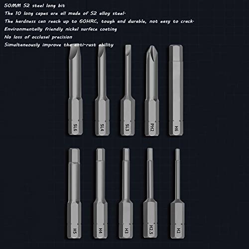 Portable One-Button Brushless Impact Lithium Electric Drill - 1200ma