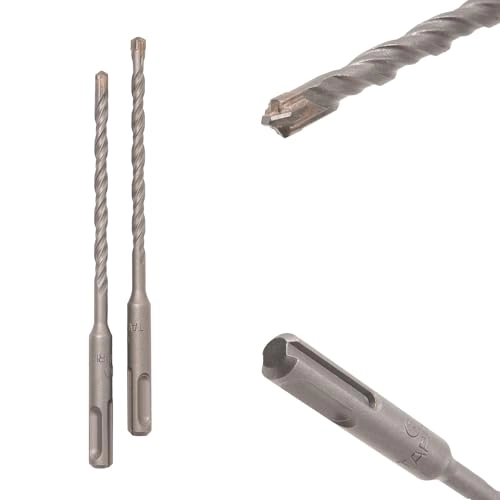 Taparia Cross Point Tip SDS Plus Hammer Drill Bit - Pack of 2 6mm