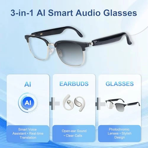 Smart Glasses - Bluetooth Photochromic