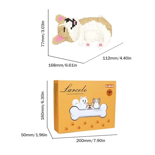 Micro Dog - Welsh Corgi 2 1136 pcs