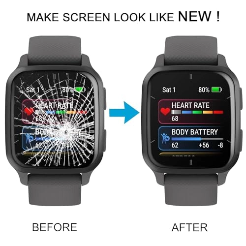 LCD Screen with Digitizer Assembly for Garmin Venu SQ 2 Music