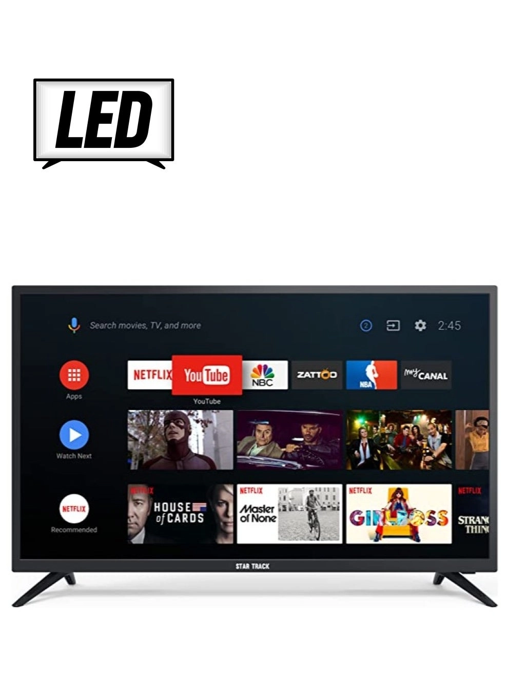 STAR TRACK ST-43D-2200SMART - 43"