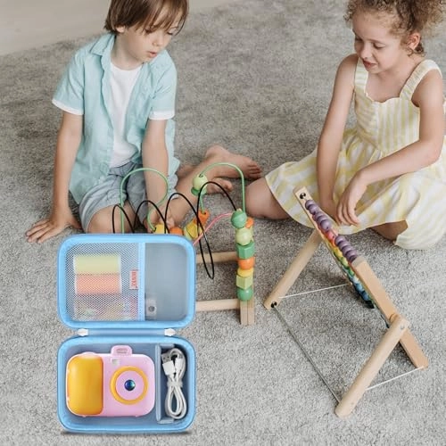 Kids Instant Print Camera Case - 14.76 x 12.09 x 9.27 cm GOPIUPIU / PROGRACE / GKTZ / ASIUR Hard Shell