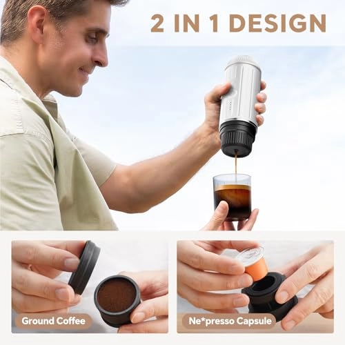ME2218 - 6E+1 Milliliters Support Ground Coffee and NS capsule