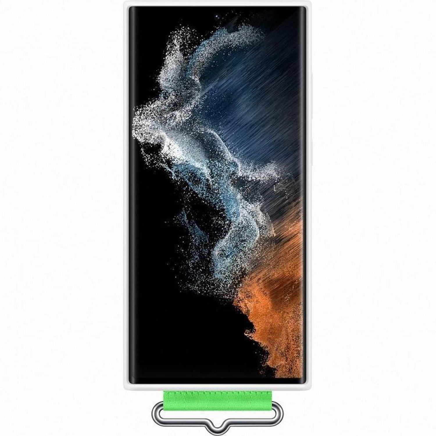 Silicone Cover with Strap Silicone Case for Samsung Galaxy S22 Ultra