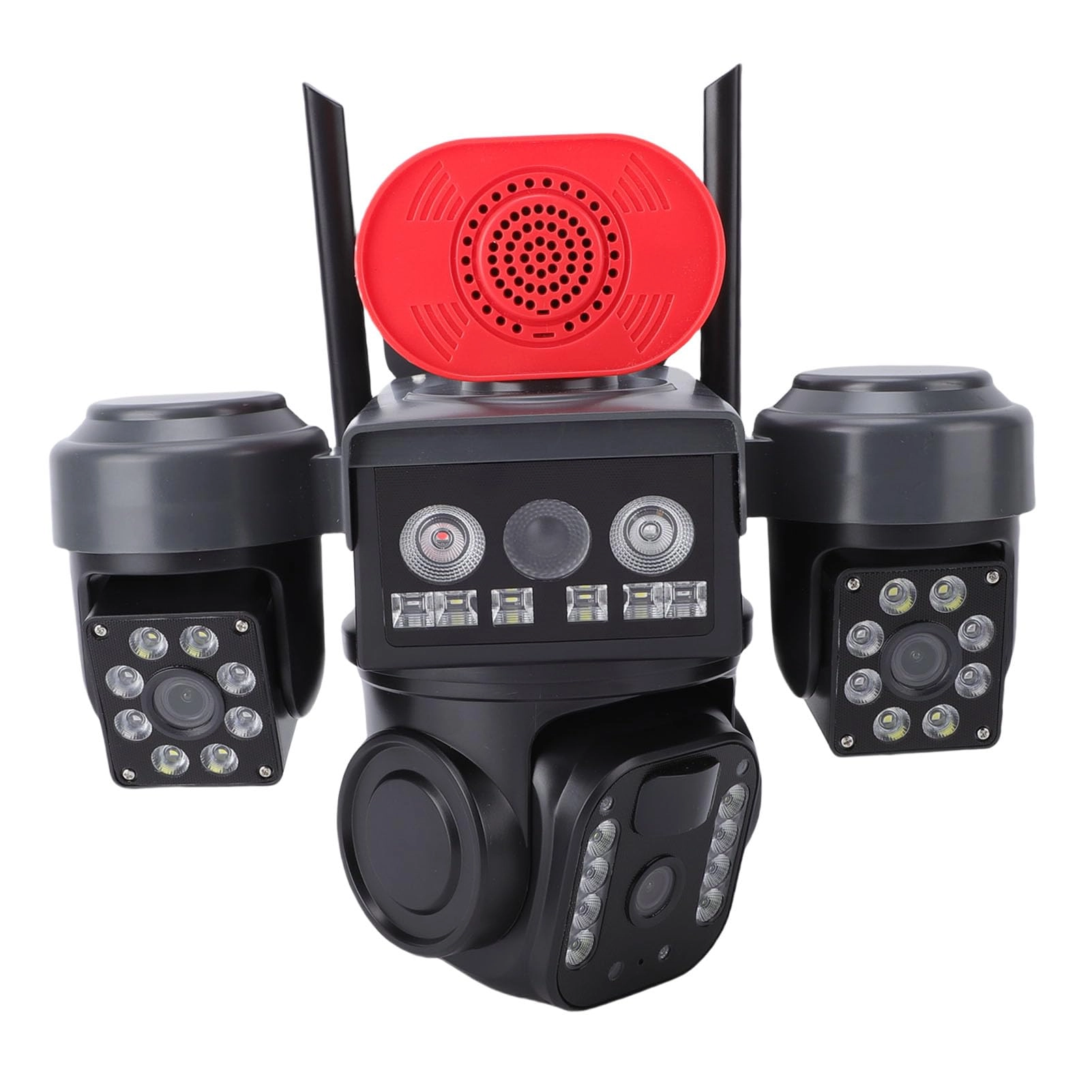 Zhjvihx 3 Lens Solar Security Camera 1080p