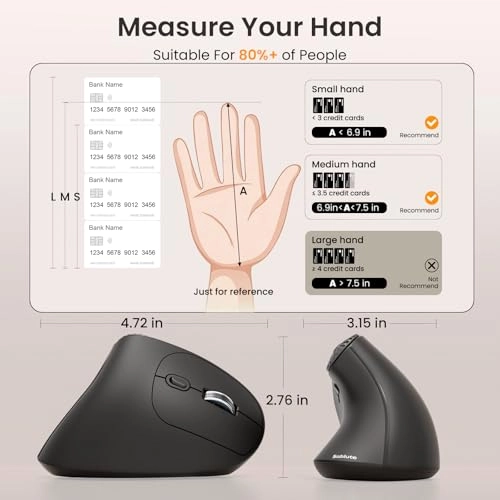 Ergonomic Vertical Mouse - Bluetooth