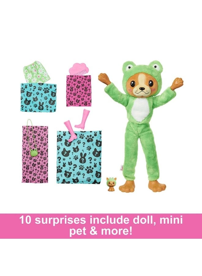 Chelsea Doll - Cutie Reveal Dog In Frog Costume Ages 3+