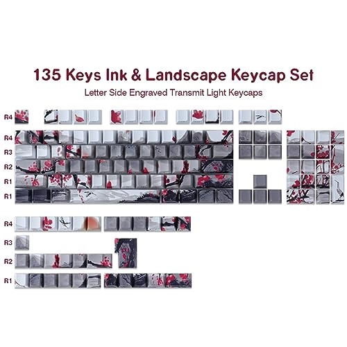 PBT Keycaps - 135 keys