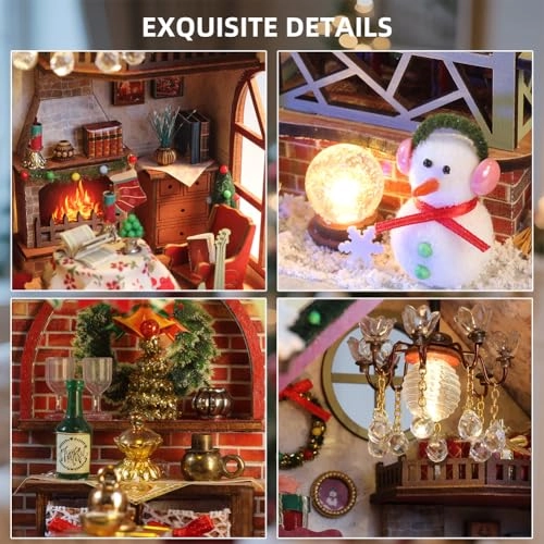 Miniature Wooden Dollhouse Furniture Kit - Creative Room 1:24