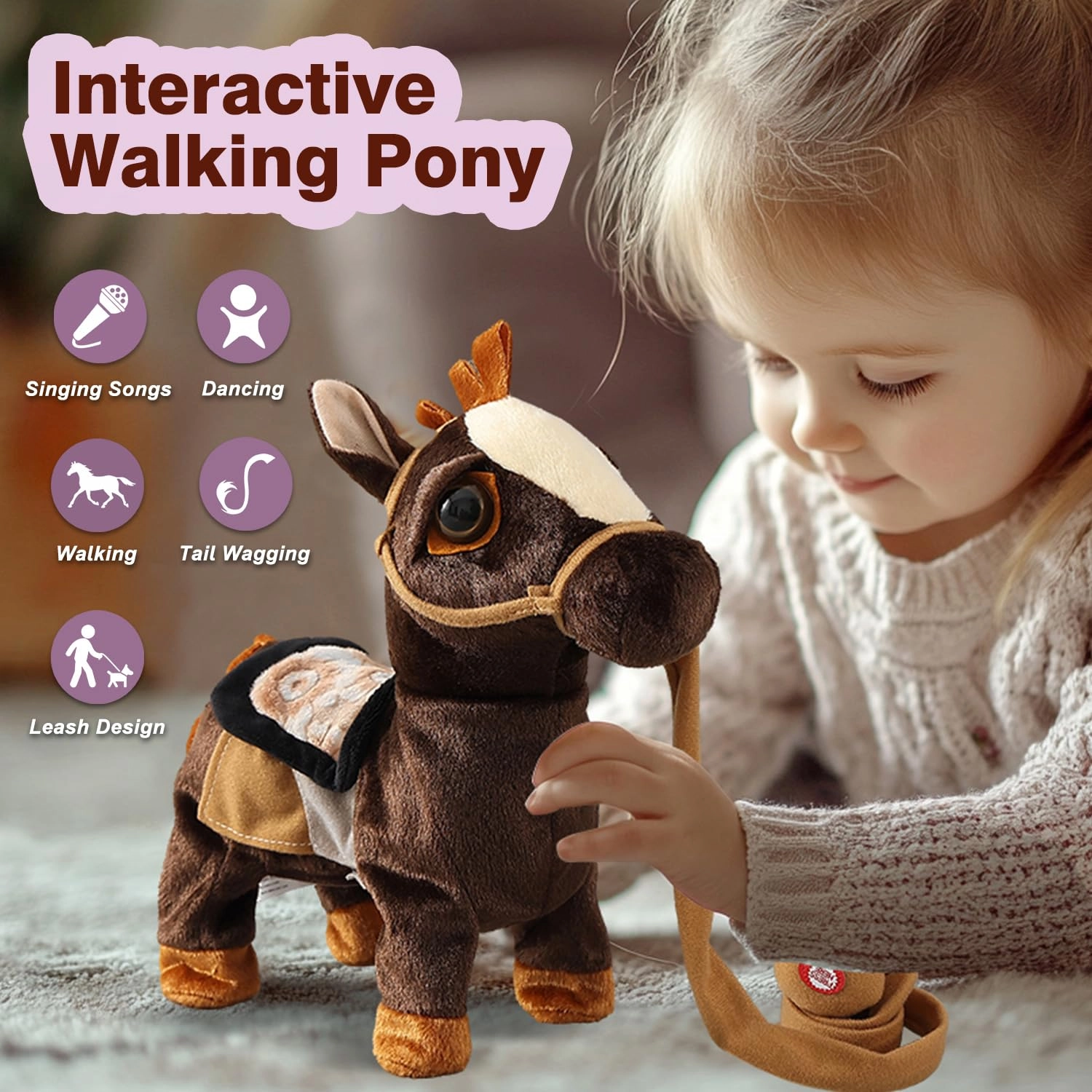 Black Walking Pony - Black Walking Singing Dancing