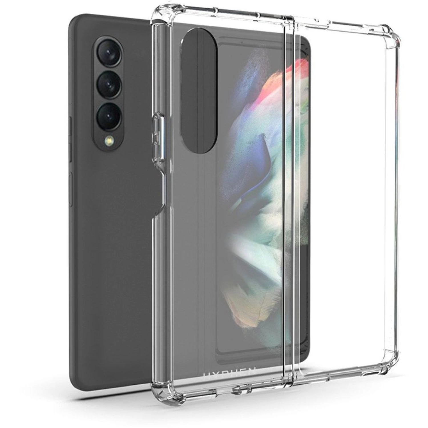Hyphen Drop Protection Case Protective Case for Samsung Galaxy Z Fold 3 - TPU Protective Case