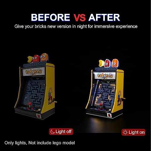LED Light Set for LEGO 10323 PAC-Man Arcade - Plastic PAC-Man 1