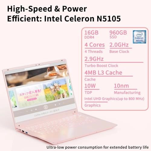 T140 - 14.1'' 960GB 16GB Celeron N5105