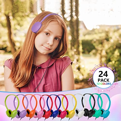 Kids Headphones Wired Headphone 24 Pack