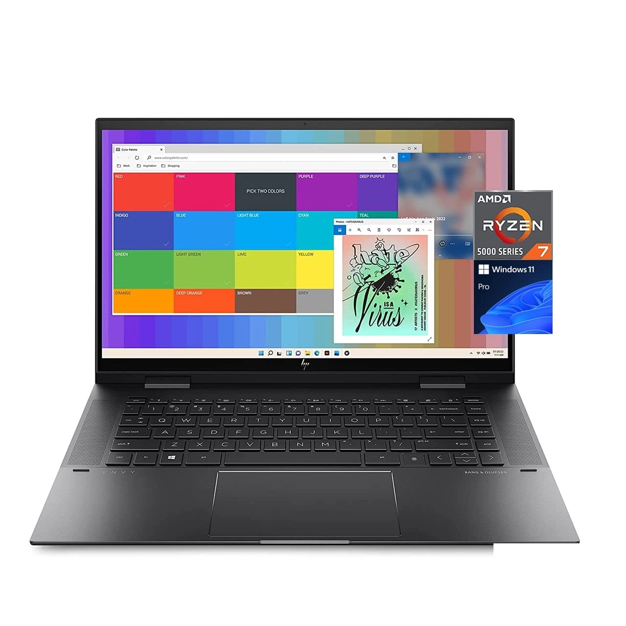 HP Envy X360 15-eu - 15'' Ryzen 7 5825U 32GB SODIMM 2TB SSD
