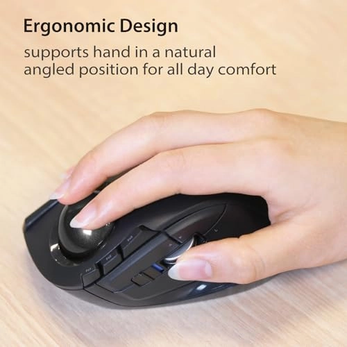 DEFT Trackball Mouse - 2.4GHz Wireless