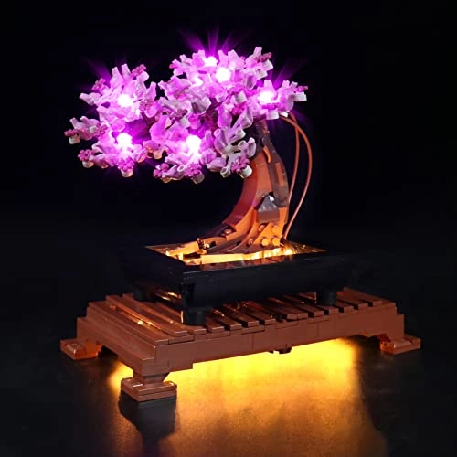 LED Lighting Kit - Lego 10281 Bonsai Tree Pink