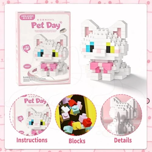 Cat Building Blocks - 4 pcs