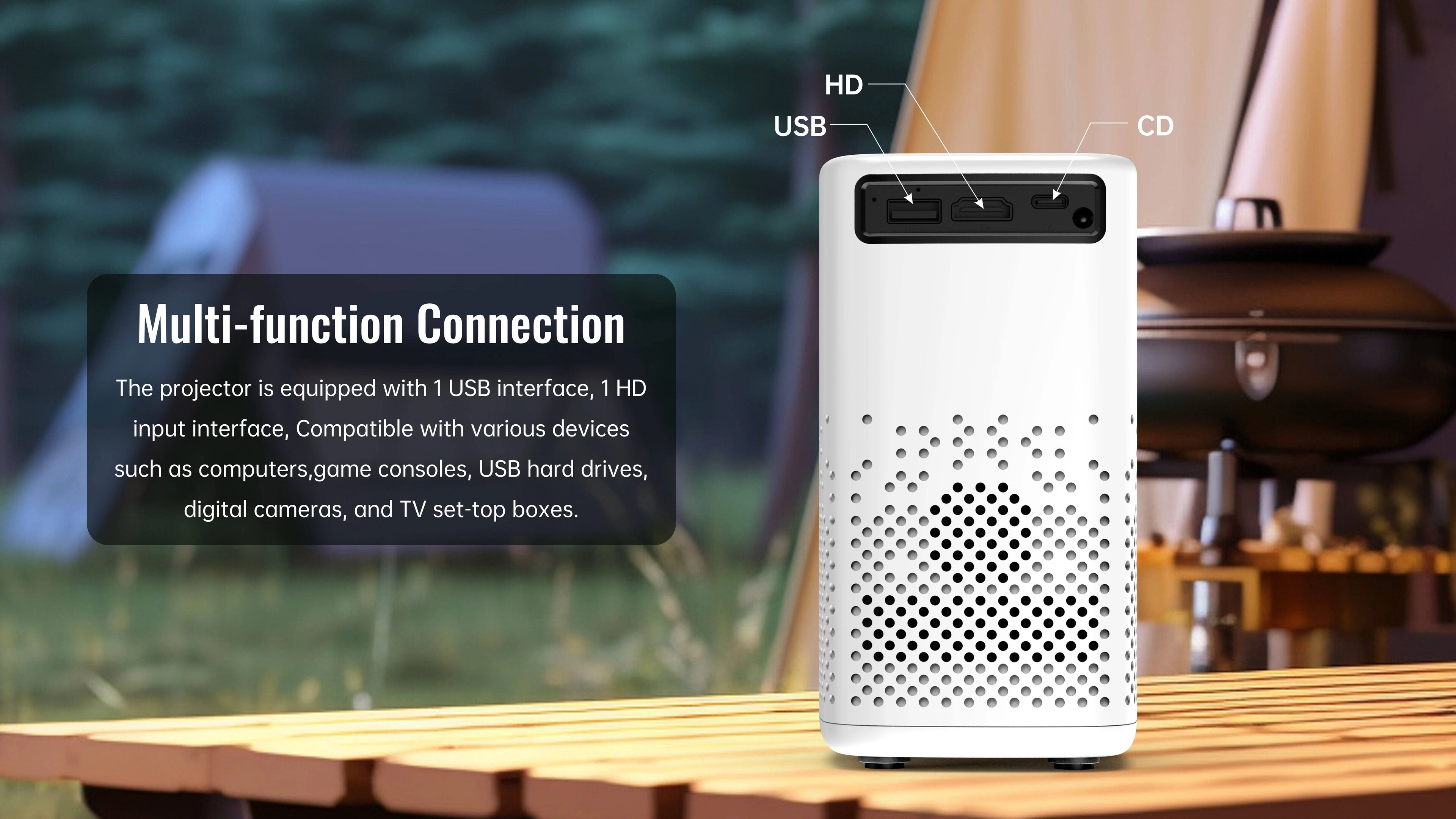 Mini Potrtable Projector