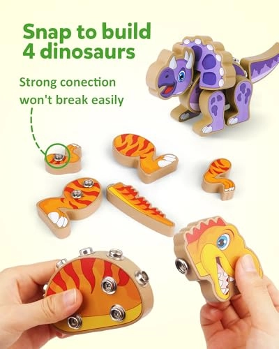 Build Your Own Dinosaurs - 32pcs