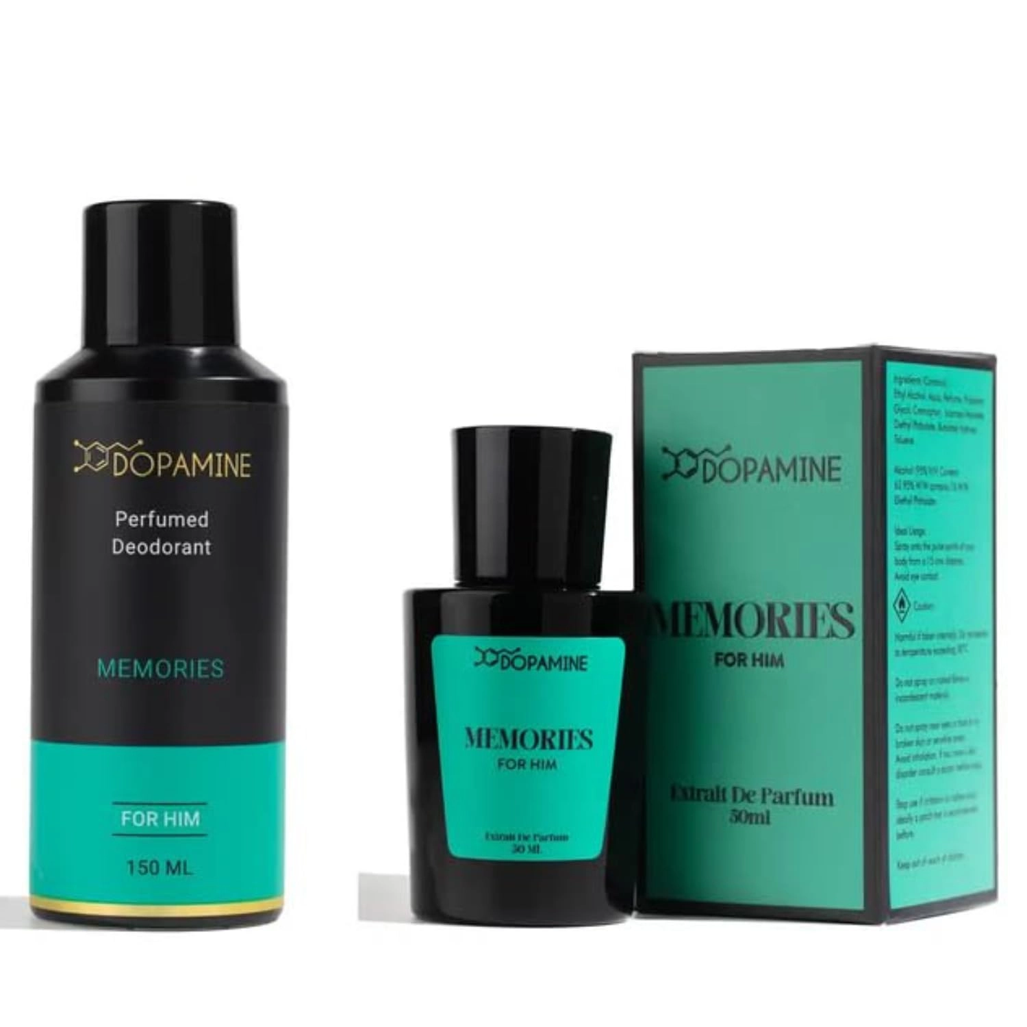 DOPAMINE Perfume & Deodorant Combo - Memories perfume & Memories Deo 280 g