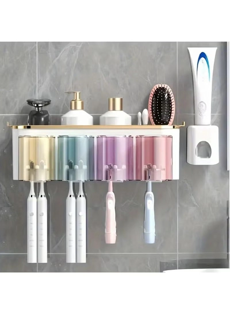 Toothbrush Holder - 5 Wall Mounted