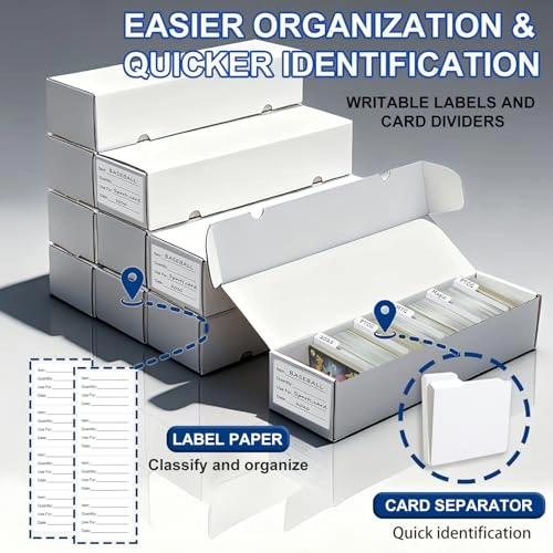 Card Storage Box - 1100 Count Pack