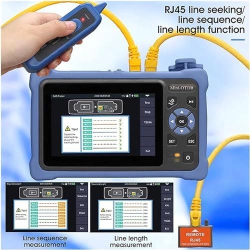 Fiber Optic Cable Tester - Portable Visual Fault Locator Optical Power Meter