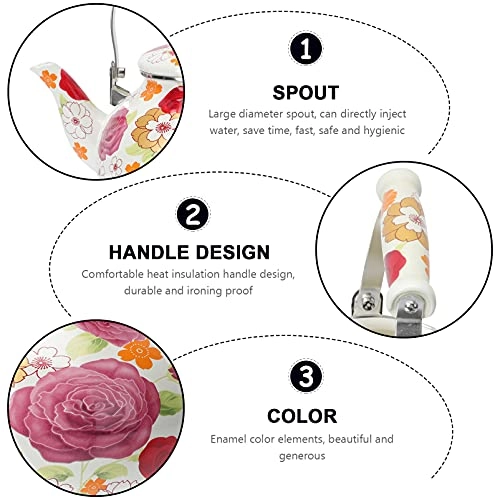 Porcelain Teapot - Ceramic Enameled 2. 5L