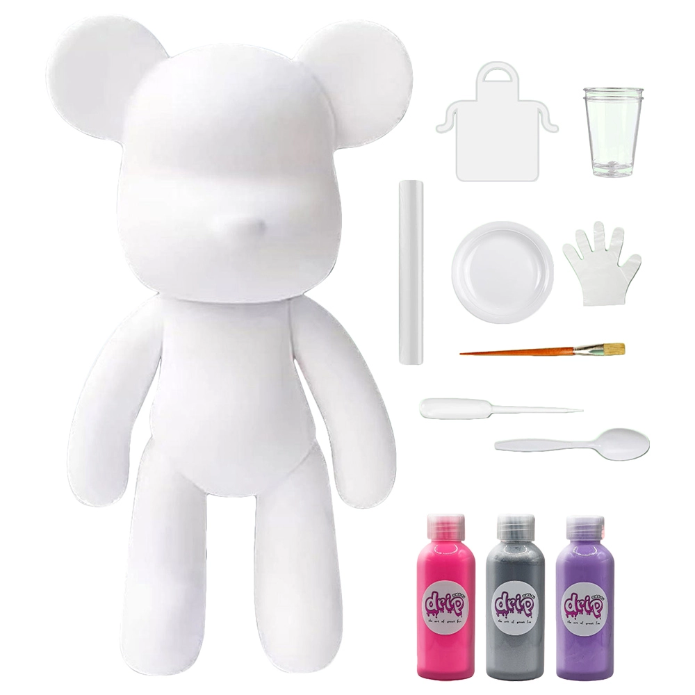 DIY Fluid Paint Bear - Complete Kit 23 cm