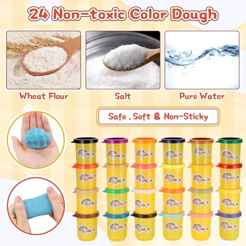 Play Color Dough Modelling Set - Clay 50g 24 pcs.
