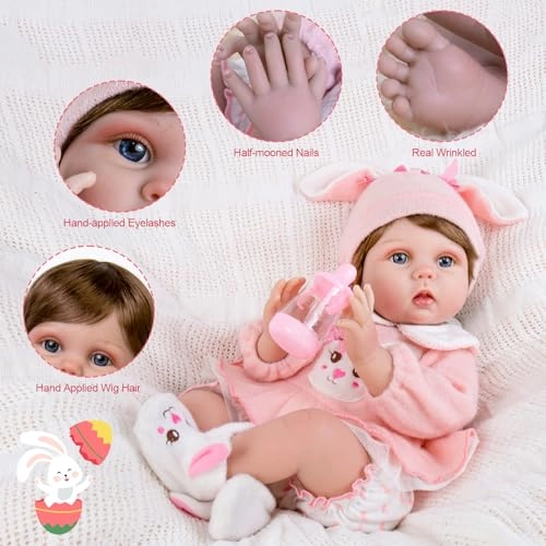Reborn Baby Doll - 22 inch Vinyl Ages 3+
