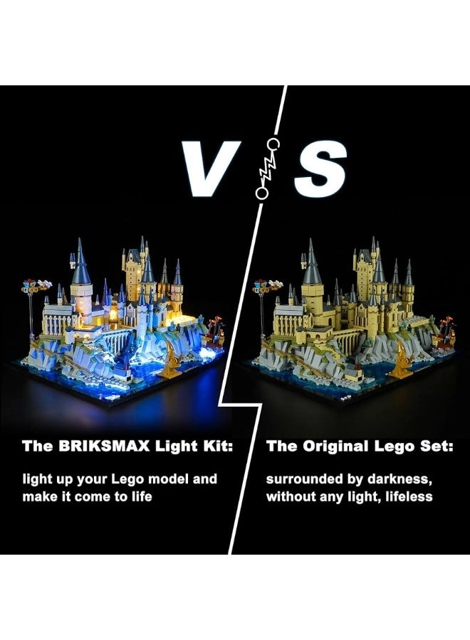 Led Lighting Kit for LEGO-76419 Hogwarts Castle and Grounds - Compatible with Lego Harry Potter