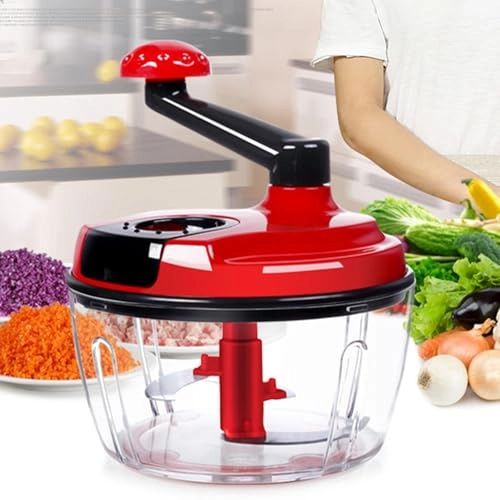 Manual Food Chopper - Gray ABS