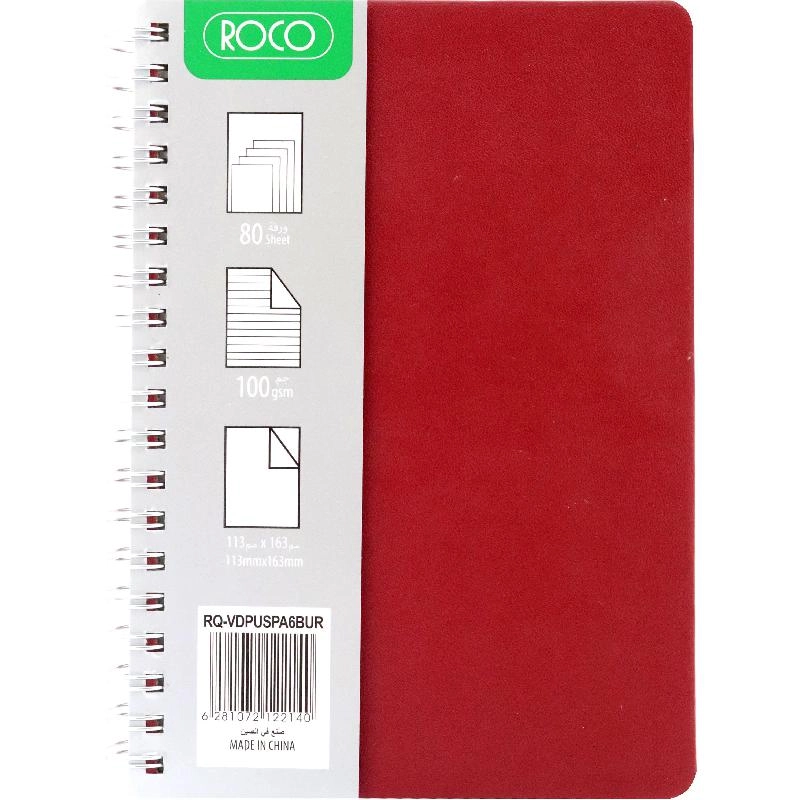 Notebook 19 X 26 cm Spiral - Grid 100 Sheets