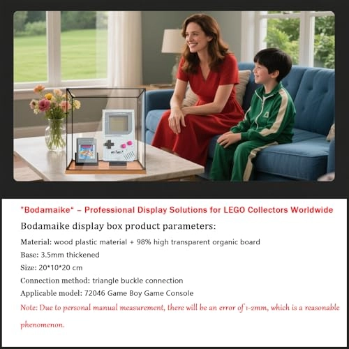 Display Case - Compatible with 72046 Game Boy 20x10x20 cm
